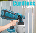 Hekverfspuit Compatibel met Makita 18V accu beschikbaar