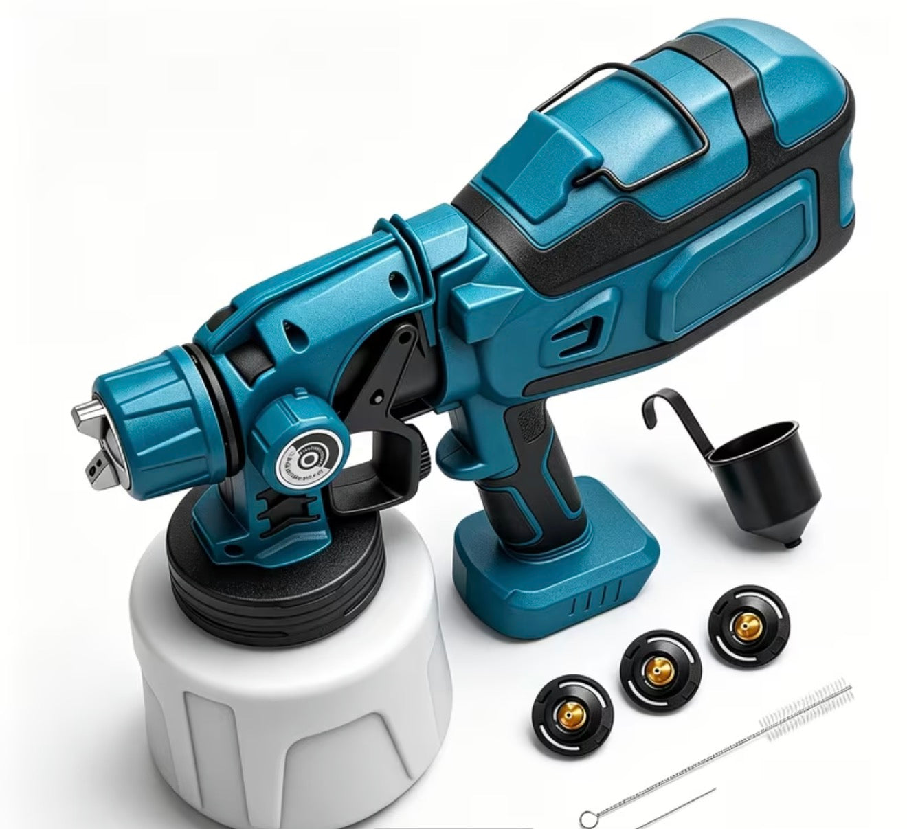 Hekverfspuit Compatibel met Makita 18V accu beschikbaar