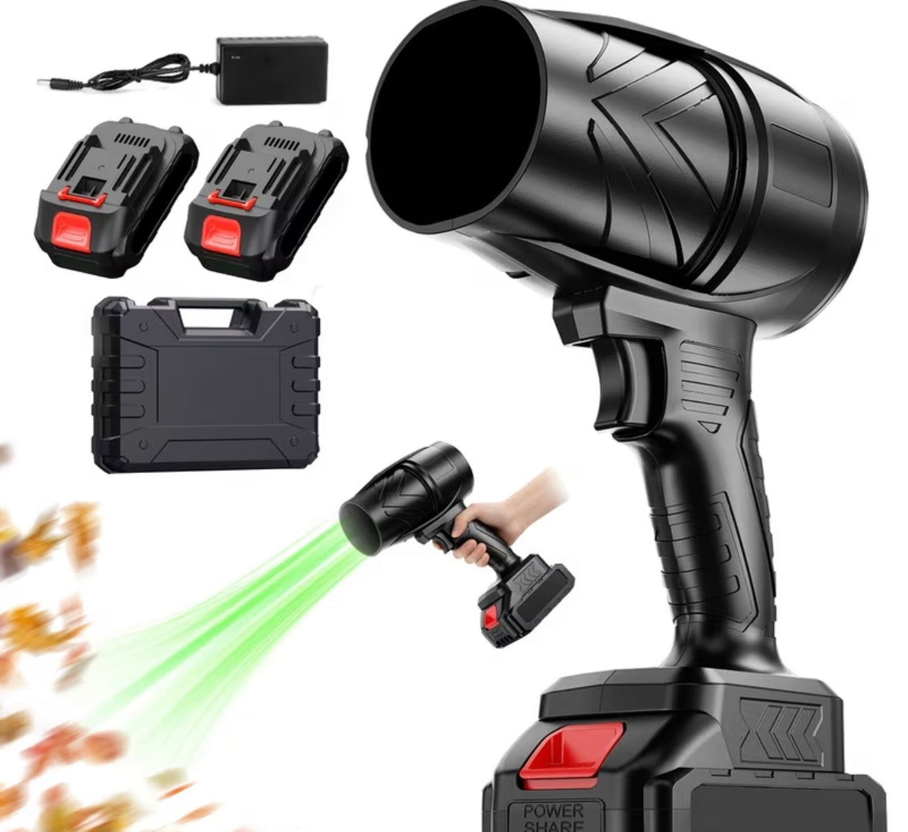 Draadloze bladblazer 21V handheld